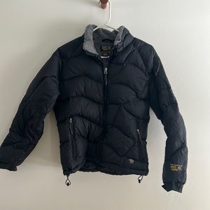 Mountain Hardwear Black Zip Up Puffer Jacket